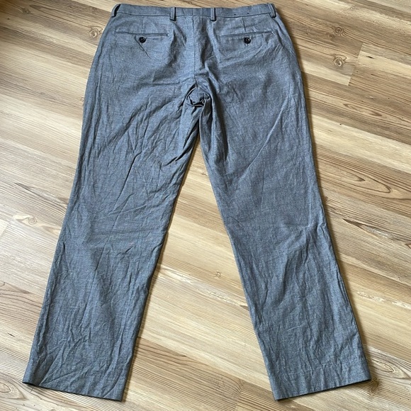 Express Men’s Photographer pant Size 33 X 30 Blue Micro checked Business Office - Picture 2 of 9